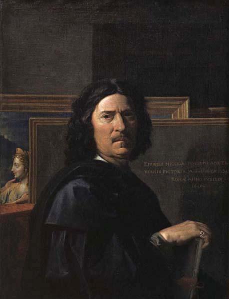 Nicolas Poussin Self-Portrait oil painting image